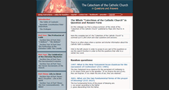 Desktop Screenshot of catholic-catechism.com